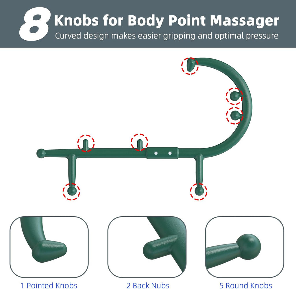 Back and Neck Massager, Green