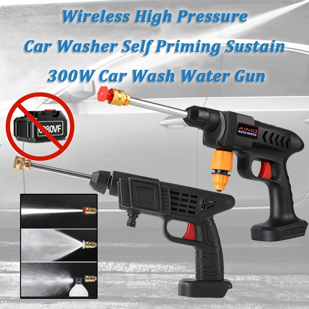 AquaBlast Cordless Pressure Washer Gun