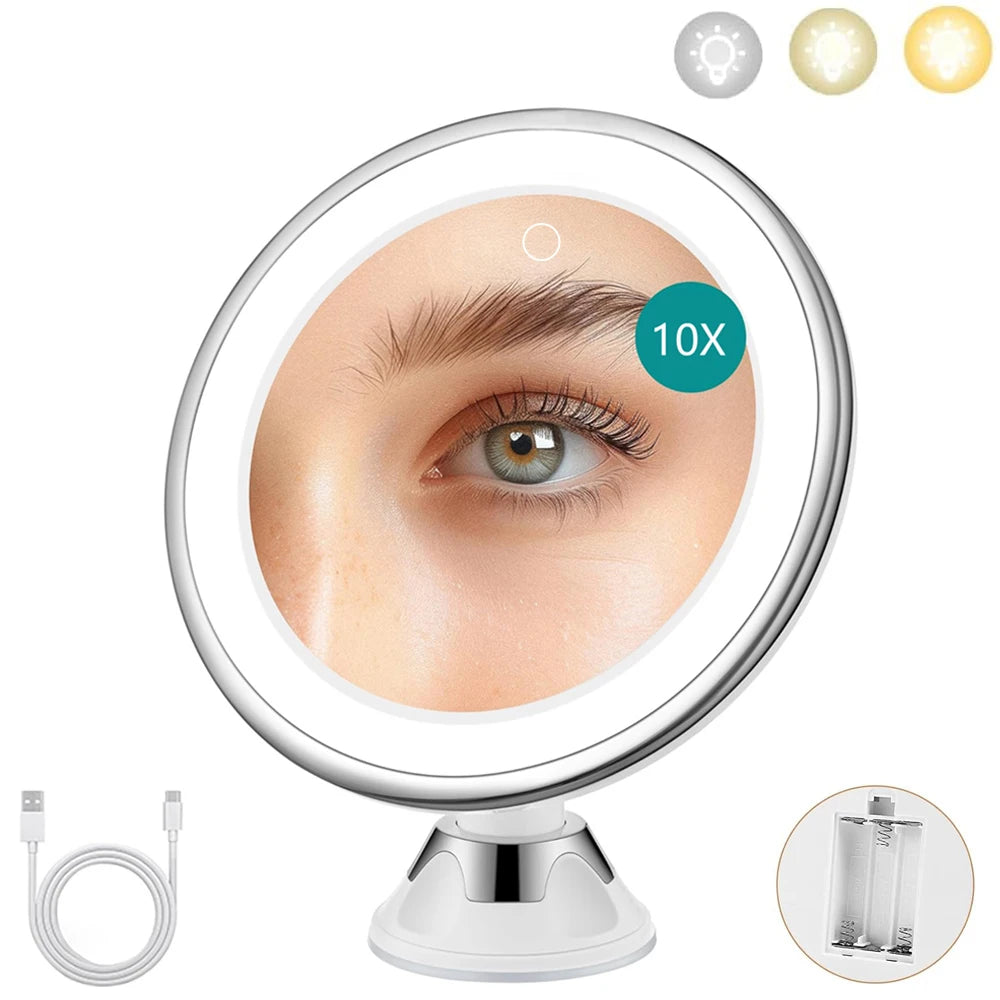 GlowView Lighted Makeup Mirror