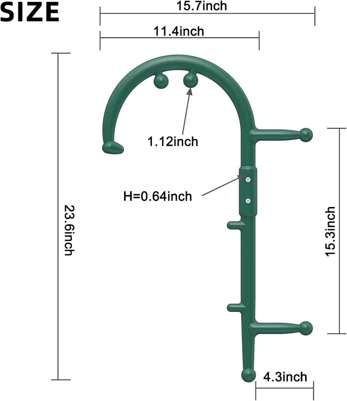 Back and Neck Massager, Green
