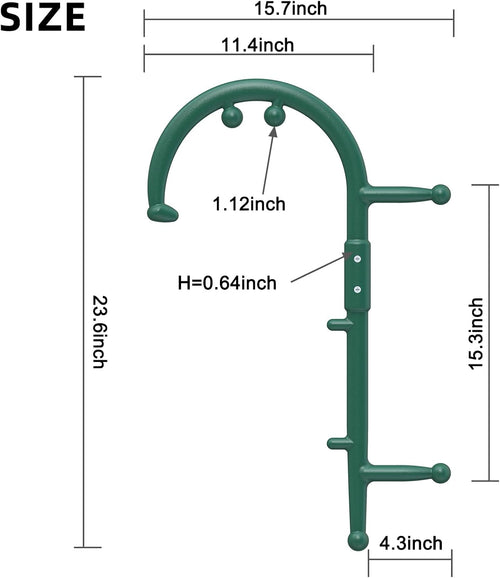 Back and Neck Massager, Green